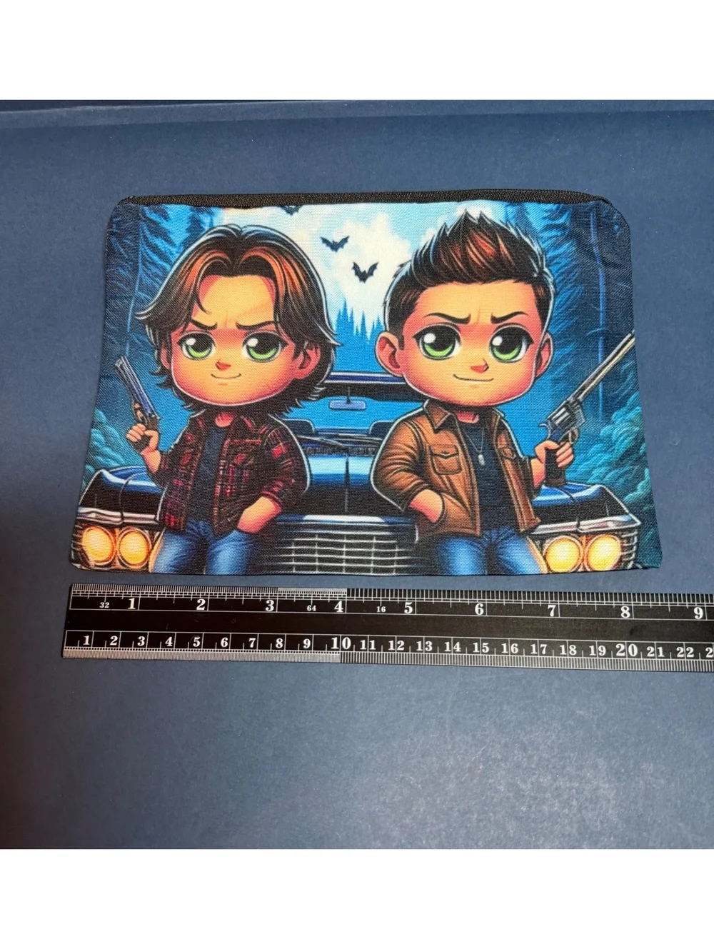 Cosmetic or anything bag Supernatural Sam & Dean Winchester.